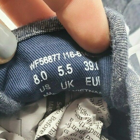 Keds Canvas Blue Denim Jean Sneakers Shoes WF56877 - Women's Size 8 M Casual - Picture 7 of 10